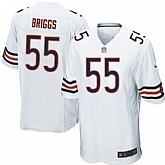 Nike Men & Women & Youth Bears #55 Briggs White Team Color Game Jersey,baseball caps,new era cap wholesale,wholesale hats